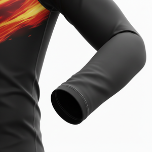 Maillot de compression à manches courtes personnalisé, sublimé, respirant, avec coutures renforcées, vêtements d'entraînement MMA, qualité supérieure - Product Image 5