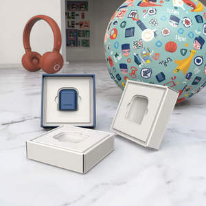 Eco-friendly Molded Pulp Tray Sugarcane Bagasse Packaging <b>Box</b> for Wireless Bluetooth Earbuds - Product Image 4