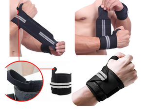 Muñequera de Neopreno, 1 Pieza, Soporte Estabilizador Antideslizante para Entrenamiento con Pesas, Entrenamiento Muscular, Absorbente de Sudor, de Secado Rápido - Product Image 4