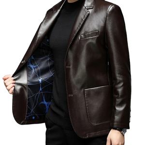 Chaqueta de Cuero para Hombre, Estilo Urbano, Lona Impermeable, Transpirable, Moderna, Profesional, de Alta Calidad, al por Mayor - Product Image 1