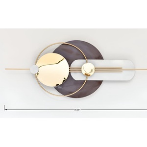 Décoration murale géométrique d'inspiration vintage de qualité supérieure pour les intérieurs rustiques et modernes, disponible en quantité importante - Product Image 1