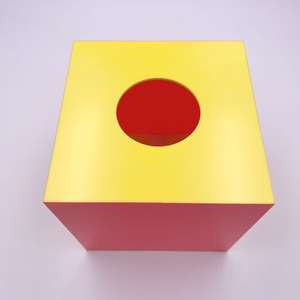 Moderno Dispensador de Toallitas de Papel en Forma de Cubo Acrílico para Decoración del Hogar - Product Image 5