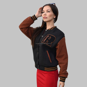 Entrega rápida de algodón polar Letterman personalizado Unisex Varsity Jacket - Product Image 2