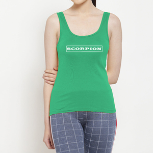Débardeurs d'été pour femmes, en coton côtelé, à motif personnalisé, sans manches, col rond, dos nageur, pour le sport, la course et les activités décontractées en extérieur - Product Image 1