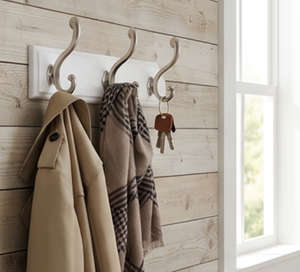 Modern Metal Wall Mounted <b>Hook</b> Single Rust Resistant Coat <b>Hook</b> For Clothing Storage Organization Elegant Home Decor - Product Image 4