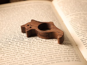 Finger Ring Reader Support <b>Book</b> Finger Holder Wooden - Product Image 5