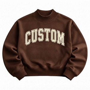 Sudadera Informal para Niños, Diseño Sólido, Manga Larga, Cuello Alto, Ropa de Uso Diario para Niñas - Product Image 1