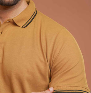 Chemises pour hommes 100% coton biologique, personnalisées, impression numérique du logo, tissu gaufré doux d'été, séchage rapide, haute qualité - Product Image 2