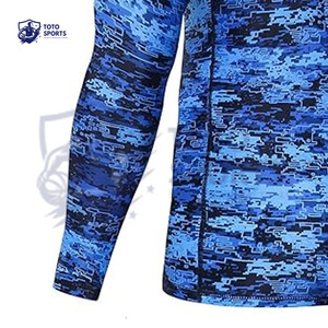 <b>Compression</b> <b>Shirt</b> Soft Breathable Slim Fit Comfortable Professional Sportswear Lightweight Fitness <b>Custom</b> <b>Design</b> Men Rash Guard - Product Image 4