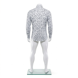 Anti-Wrinkle Breathable Anti-Shrink Anti-Pilling Discharge Printed 100% Cotton Poplin Japan Style Quick Dry Spring <b>Men's</b> <b>Dress</b> - Product Image 2