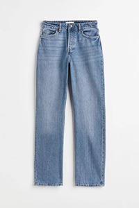 Pantalon décontracté taille haute classique à poches, coupe large, en jean respirant pour femme, style cargo, OEM - Product Image 6