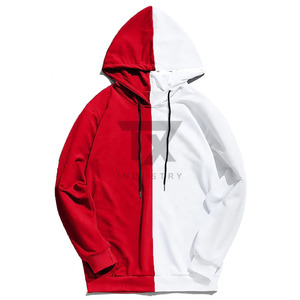 Sudadera con Capucha Personalizada en Dos Tonos, Negro y Blanco, para Hombre, 100% Algodón, Felpa Ecológica, Diseño Bordado, Alta Calidad, Invierno - Product Image 5
