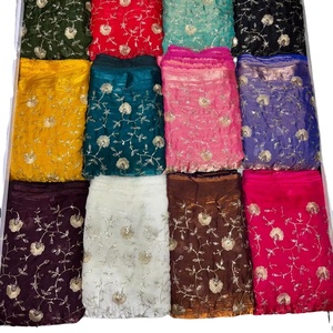 Tela Fendy Bordada Suave al Tacto para Vestidos de Novia, Decoración del Hogar, Elegante Estilo Fendy, Tela de Lujo No Tejida para Muebles para Niños - Product Image 1