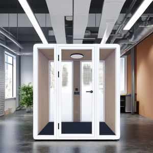 Cabina Acústica para Oficina Duo HIPOD con Marco de Aluminio, Diseño Minimalista, Instalación Independiente, Iluminación LED - Product Image 1