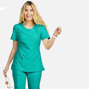 High Quality Nurse <b>Scrub</b> <b>Set</b> Breathable Moisture Wicking Medical Uniforms for Women Men Hospital <b>Scrubs</b> - Product Image 1