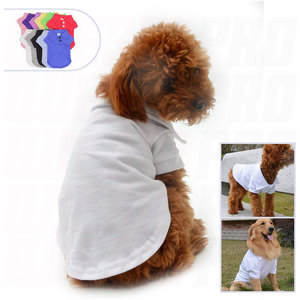 Camisetas Polo para Perro, Algodón Premium, Cómodas y Transpirables, para Perros Grandes, Medianos y Pequeños, Cuello con Dos Botones, Clásicas, Lisas - Product Image 5