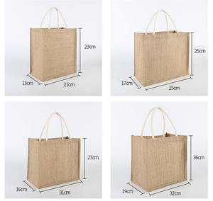 Bolsa de Compras Resistente de Yute para el Mercado Diario y Uso Promocional - Product Image 5