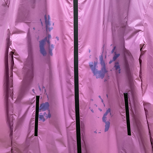 Veste coupe-vent thermochromique à capuche unisexe pour homme adulte avec fermeture éclair, manches longues, vêtement décontracté, couleur changeante rose - Product Image 4