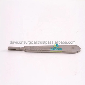 MANOPLA DE BISTURÍ DE ACERO INOXIDABLE QUIRÚRGICO DE ALTA CALIDAD PROFESIONAL N.° 3 Por DAVICON ENTERPRISES - Product Image 2