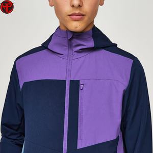 เสื้อแจ็คเก็ตกันลมผู้ชาย สกรีนโลโก้ได้ ระบายอากาศได้ดี มีฮู้ด น้ำหนักเบา ป้องกันลม สำหรับวิ่งและเล่นกีฬา - Product Image 2