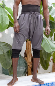 Shorts de Natación Halal para Hombre, con Logotipo Personalizado al por Mayor, para Cubrir la Mitad del Awrah, Ropa Deportiva Sunnah, Material de Poliéster - Product Image 3