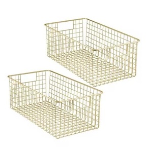 High Quality Customized Metal Storage <b>Wire</b> <b>Basket</b> with Durable Design Hot Selling In Bulk for Kitchen Use - Product Image 3