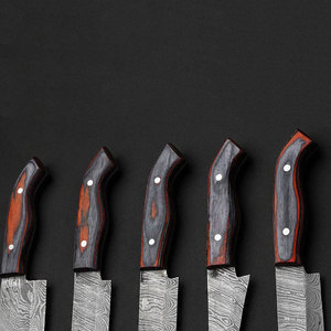 Juego de Cuchillos de Chef de Acero de Damasco, Colección de Cuchillos de Cocina Hechos a Mano con Estuche de Almacenamiento para un Uso Organizado en la Cocina - Product Image 5