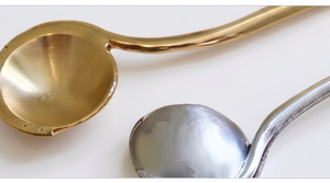 Ensemble de couverts en métal doré au design minimaliste, finition miroir haute brillance, résistant à la rouille, pour les occasions de mariage - Product Image 2