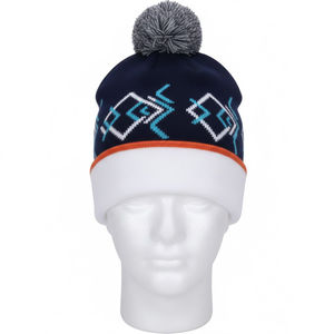 Gorro de lana acrílica unisex personalizado OEM, gorro de invierno tejido cálido, oferta de otoño-invierno, venta al por mayor, precio económico, jacquard OEM - Product Image 1