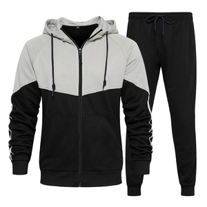 Conjunto Deportivo Personalizado de Dos Tonos para Hombre, Sudadera con Capucha y Pantalones de Chándal, Conjunto Deportivo para Entrenamiento Deportivo al Aire Libre - Product Image 3
