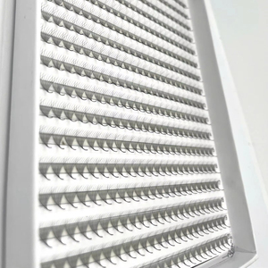 Extensiones de Pestañas Individuales Hechas a Mano, Premade Fans, Volumen Ruso, Base Corta, Bandeja Mega XL XXL de 12/16 Filas - Product Image 5