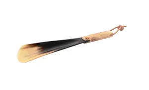 Hand Crafted Natural HORN <b>SHOE</b> Buffalo Horn Shoehorn with Handle Trending Handmade <b>Shoe</b> <b>Accessory</b> Trending premium buffalo horn - Product Image 4
