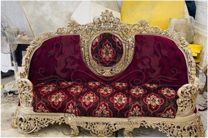 Ensemble de canapés modernes de luxe avec bois de teck, taille et couleur personnalisables - Meubles de maison durables pour le salon - Product Image 2