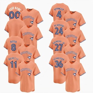 <b>Peach</b> Men's American Jersey Applique Custom Team Name Number Breathable Quick Dry Anti-Bacterial Short Sleeve Plus Size OEM - Product Image 1