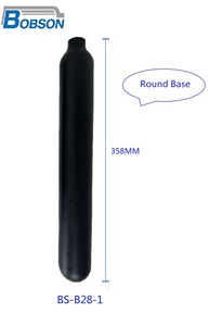 22ci กระบอกอะลูมิเนียมฐานกลม3000psi แรงดันสูง360มล. ออกแบบมาสำหรับเครื่องปรับอากาศแบบพกพาและแบบเติม - Product Image 5