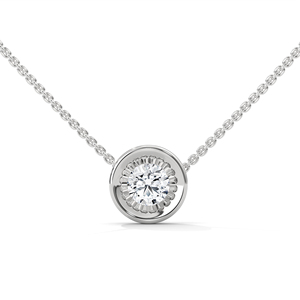 Collar de Plata con Diamantes Creados en Laboratorio, con Piedras Redondas, en Forma de Pera y Corte Esmeralda, Joyería Fina, Colgante para Mujeres Modernas - Product Image 1