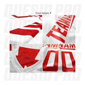 Maillots de basket personnalisés par sublimation, haute qualité, séchage rapide, uniformes de basket pour jeunes, logo d'équipe, maillot de basket - Product Image 2