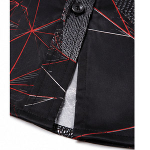 Chemise tendance pour homme à imprimé floral, toucher coton premium, coupe classique confortable, idéale pour les vacances d'été à la plage et le quotidien. - Product Image 5