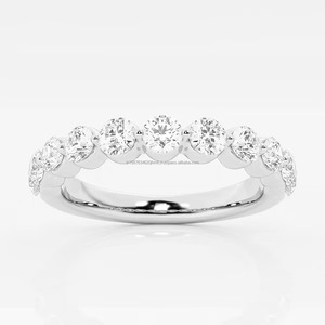 เครื่องประดับไข่มุกวันครบรอบผู้หญิงแหวนแต่งงาน igi/gia สีทองสไตล์วินเทจ - Product Image 1