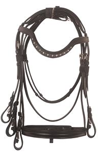 Bridas de caballo Cuero italiano Acabado Premium Bridas de equitación a la venta - Product Image 2