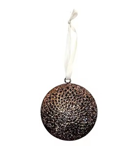 <b>Blue</b> <b>Glitter</b> Tree Hanging Ornament Christmas Hanging Metal Holiday Ornaments Pendants Type Ornament for Home Party Decor - Product Image 6