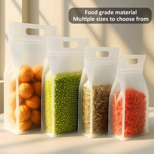 Bolsa Personalizada Cuadrada con Cierre Ziplock para Granos de Café, Empaque Resellable de Fondo Plano con Válvula Lateral y Cremallera, a Prueba de Humedad para Gelatina - Product Image 6