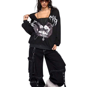 Sudadera suave y cálida con estampado artístico único, sudadera informal de moda para mujer, sudaderas con estampado moderno para uso diario, sudaderas con estampado para mujer - Product Image 1