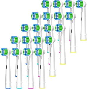 Repuestos de cabezales de cepillo de dientes estándar genéricos para Oral-B, cabezales de repuesto redondos, venta al por mayor de fábrica - Product Image 1