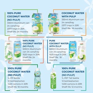 Agua de Coco al por Mayor, Bebida de Jugo de Frutas Tropicales, Marca Privada, Precio Directo de Fábrica, Socio de Exportación - Product Image 6