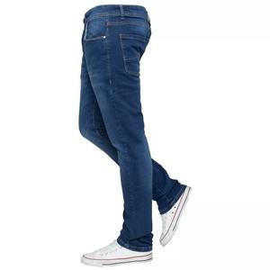 Pantalon en jean stretch coupe skinny, conçu avec un mélange de coton de qualité supérieure, doté d'une jambe fuselée, d'un fermeture éclair et d'un style moderne. - Product Image 5