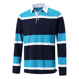 Camiseta de Rugby Orgánica Personalizada con Logotipo Xb 2026, Camiseta Polo de Rugby Vintage de Manga Larga para Hombre - Product Image 6