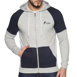 Meilleur prix pour les sweats à capuche zippés pour hommes en stock, sweats à capuche zippés pour hommes de bonne qualité, sweats à capuche zippés basiques pour hommes - Product Image 1