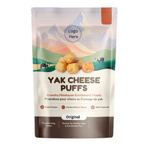 Natural Organic Himalayan Yak Chews Puffed Dogs Blueberry Flavor Long-Lasting Dental High-Protein Calcium Treats OEM ODM Private - Product Image 1