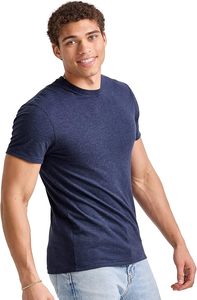 T-shirt léger pour homme, t-shirts à col rond pour homme, t-shirt en tissu tri-mélange - Product Image 5